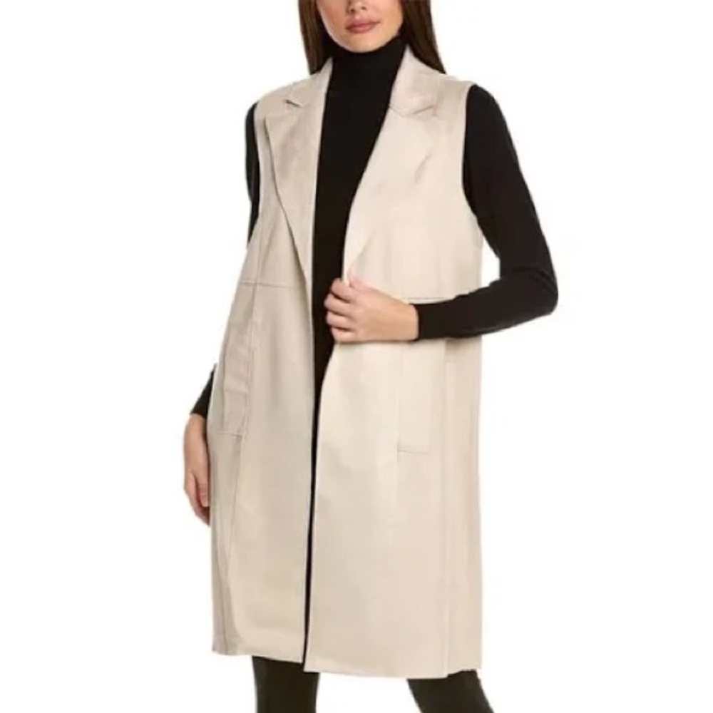 Joan Vass Cream Women's vest
